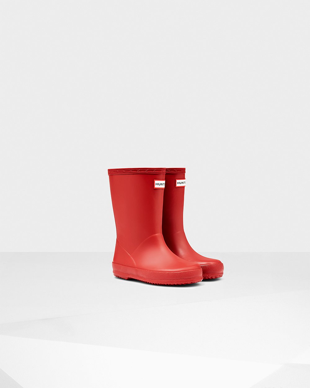 Botas de Lluvia Hunter Niños - Original First Classic - Rojos - ZJSUPXC-21